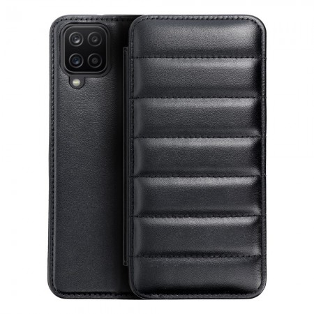 Samsung A12 Puffer Book Black Кейс