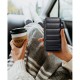 Samsung A12 Puffer Book Black Кейс