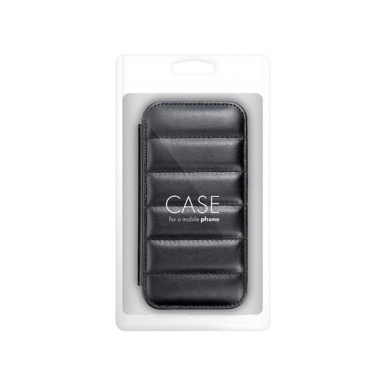 Samsung A12 Puffer Book Black Кейс