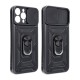 Samsung A12 Slide Armor Black Кейс