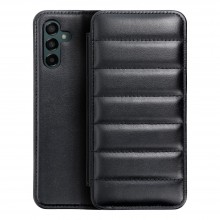 Samsung A13 5G, A04S Puffer Book Black Кейс