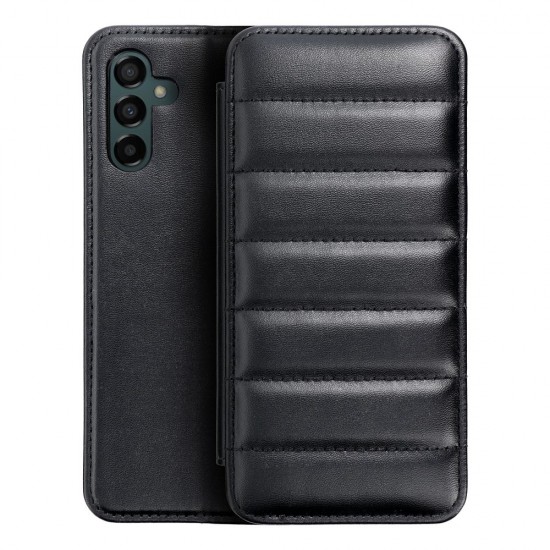 Samsung A13 5G, A04S Puffer Book Black Кейс