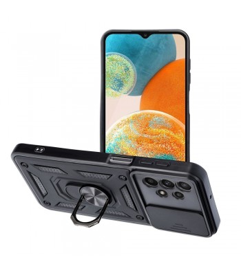 Samsung A23 5G Slide Armor Black Кейс