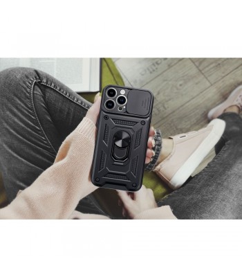 Samsung A52, A52S Slide Armor Black Кейс