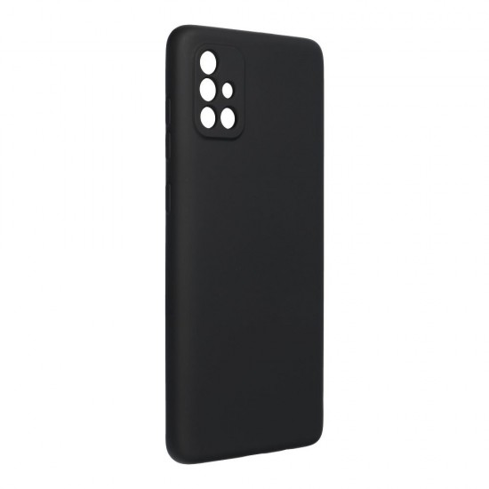 Samsung A71 Silicone Lite Black Кейс