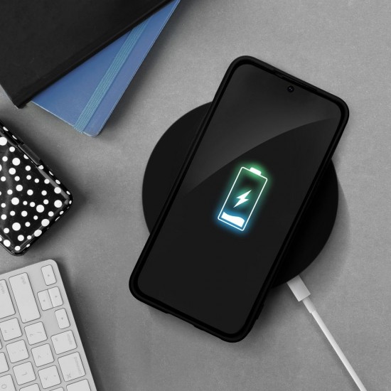 Samsung A71 Silicone Lite Black Кейс