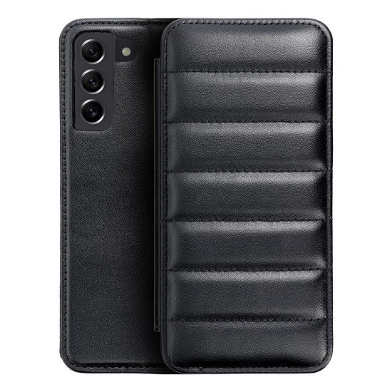 Samsung S21 FE Puffer Book Black Кейс