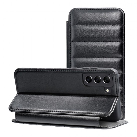 Samsung S21 FE Puffer Book Black Кейс