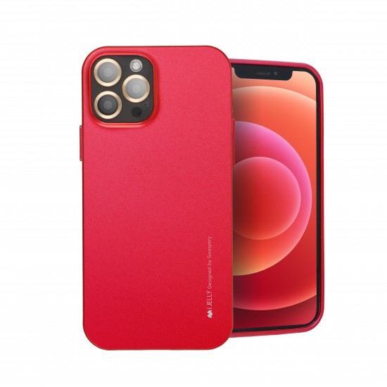 Samsung S22 Ultra Mercury i-Jelly Metal Red Кейс
