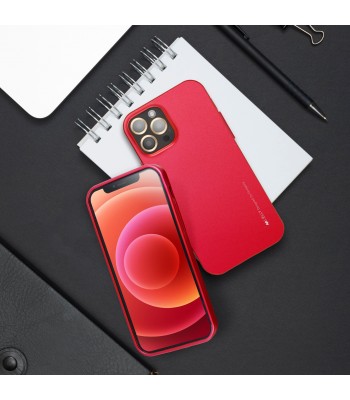Samsung S22 Ultra Mercury i-Jelly Metal Red Кейс