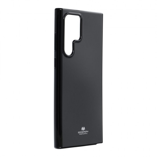 Samsung S22 Ultra Mercury Pearl Jelly Glitter Design Black Кейс