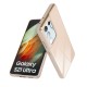 Samsung S22 Ultra Mercury Pearl Jelly Glitter Design Gold Кейс