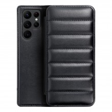 Samsung S22 Ultra Puffer Book Black Кейс Samsung S22 Ultra Puffer Book Black Кейс