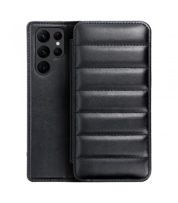 Samsung S22 Ultra Puffer Book Black Кейс