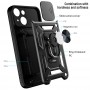 Samsung S24 Ultra Armor CamSlide Black Кейс