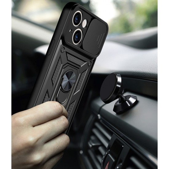 Samsung S24 FE Armor CamSlide Black Кейс