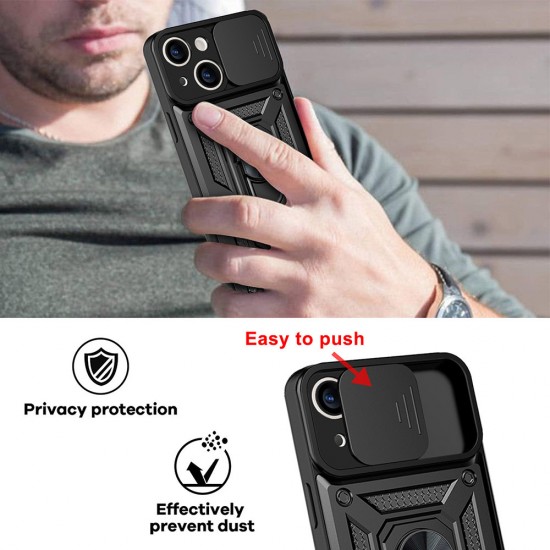 Samsung S24 FE Armor CamSlide Black Кейс