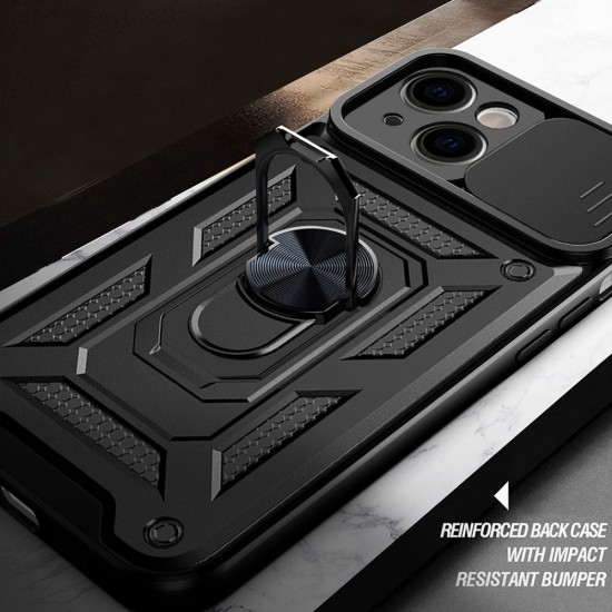Samsung S24 FE Armor CamSlide Black Кейс