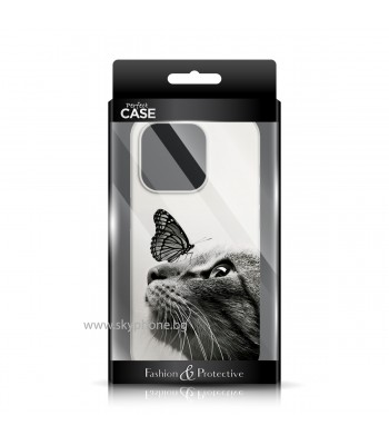 Samsung A16 Aurora Cat Butterfly Кейс