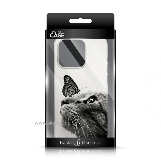 Samsung A16 Aurora Cat Butterfly Кейс