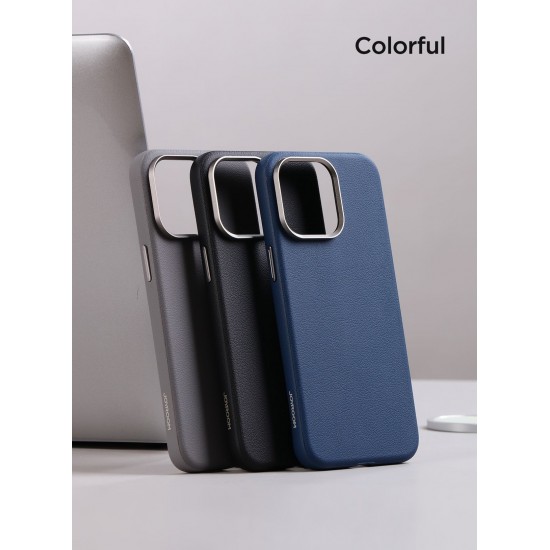 Apple iPhone 15 Pro Joyroom Litchi Pattern Black Кейс