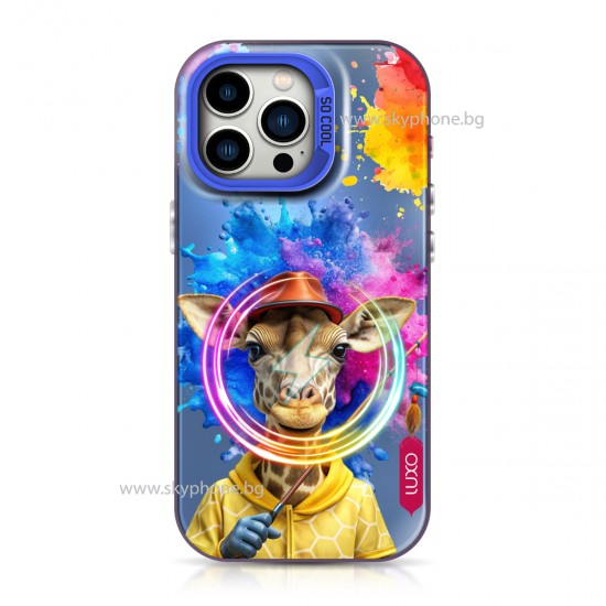 Apple iPhone 16 Pro Luxo So Cool MagSafe X12 Giraffe Кейс