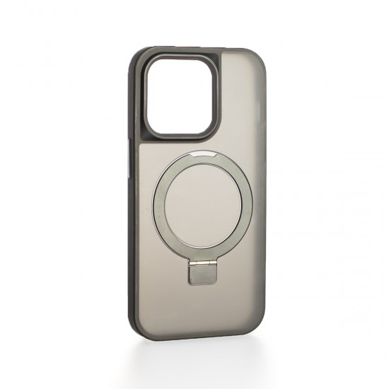 Apple iPhone 15 Pro Metal Ring MagSafe Black Кейс