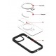 Apple iPhone 15 Pro Metal Ring MagSafe Black Кейс