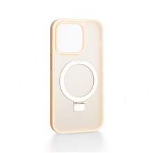 Apple iPhone 15 Pro Metal Ring MagSafe Peach Cream Кейс Apple iPhone 15 Pro Metal Ring MagSafe Peach Cream Кейс