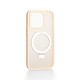 Apple iPhone 15 Pro Metal Ring MagSafe Peach Cream Кейс