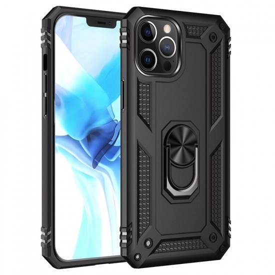 Xiaomi RedMi Note 13C 5G Ring Armor Black Кейс