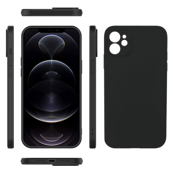 Apple iPhone 16 Plus Silicone Matt Black Кейс
