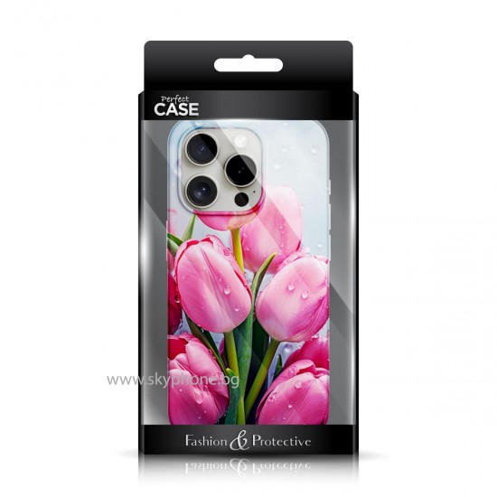 Apple iPhone 13, 14 Spring Colors Tulips Кейс
