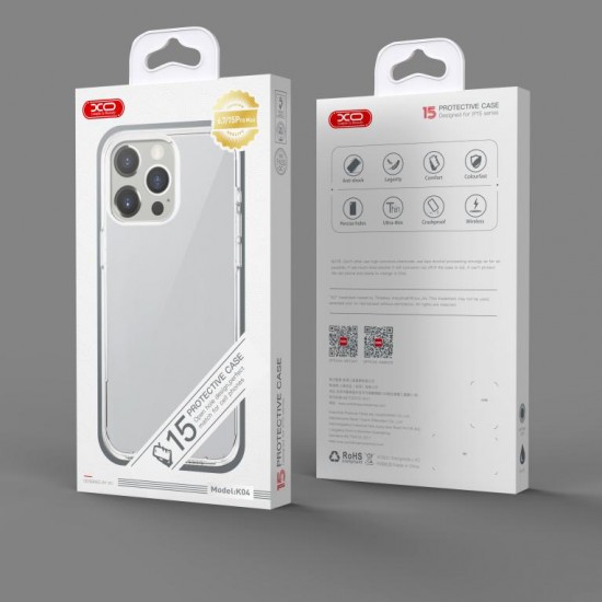 Apple iPhone 15 XO K04 Anti-Fall TPU Transparent Кейс