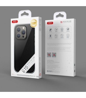 Apple iPhone 15 XO K25 Double Layer Mesh Black Кейс