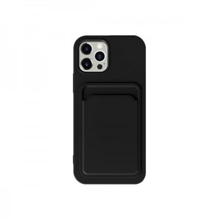 Apple iPhone 15 Pro XO K28 TPU With Card Slot Black Кейс