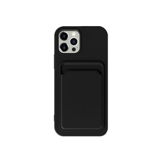 Apple iPhone 15 Pro XO K28 TPU With Card Slot Black Кейс