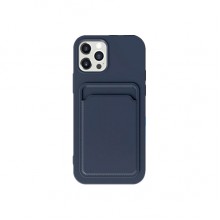 Apple iPhone 15 Pro XO K28 TPU With Card Slot Blue Кейс