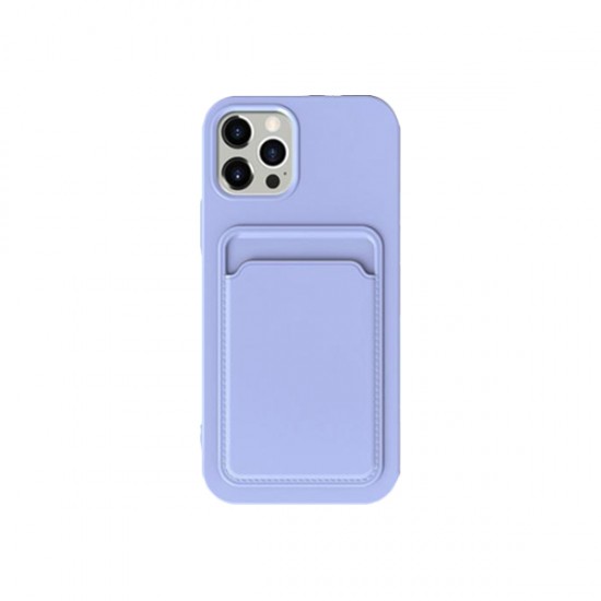 Apple iPhone 15 XO K28 TPU With Card Slot Purple Кейс