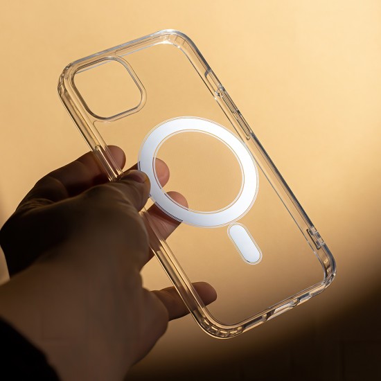 Apple iPhone 15 Anti Shock 1,5mm Mag Transparent Кейс