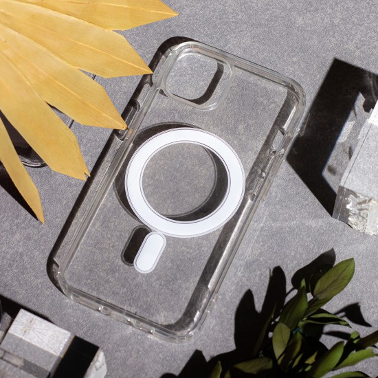 Apple iPhone 15 Anti Shock 1,5mm Mag Transparent Кейс