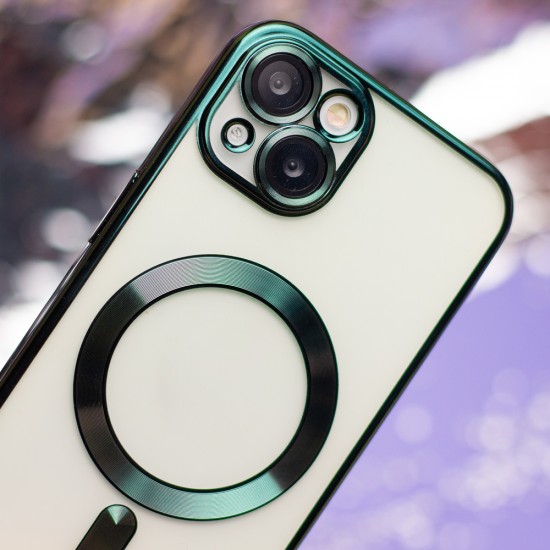 Apple iPhone 15 Pro Color Chrome Mag Green Кейс