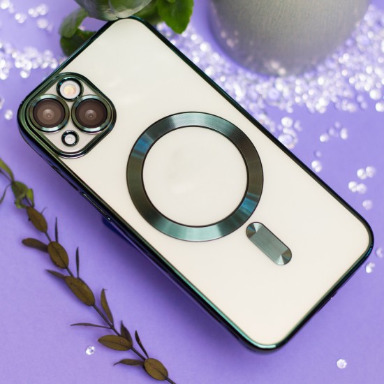 Apple iPhone 15 Pro Color Chrome Mag Green Кейс