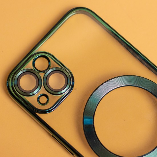 Apple iPhone 15 Pro Color Chrome Mag Green Кейс