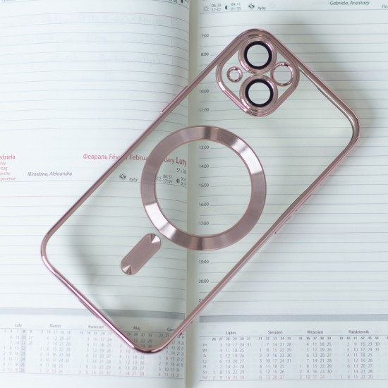 Apple iPhone 14 Color Chrome Mag Rose Gold Кейс