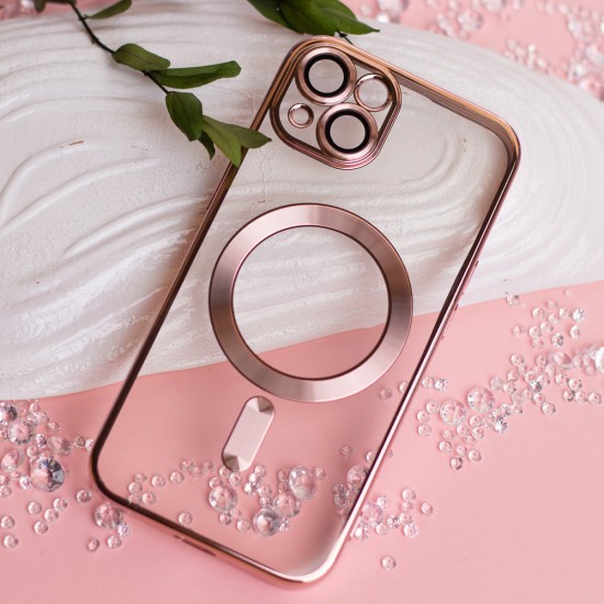 Apple iPhone 14 Color Chrome Mag Rose Gold Кейс