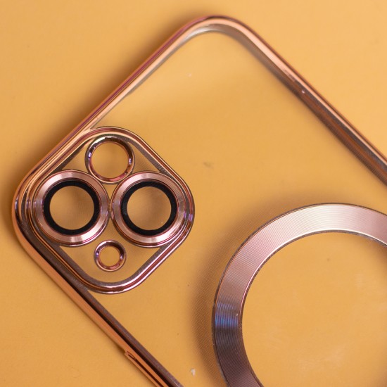 Apple iPhone 14 Color Chrome Mag Rose Gold Кейс