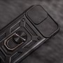 Xiaomi Redmi Note 12 Pro 4G, Note 11 Pro 4G Defender Slide Black Кейс
