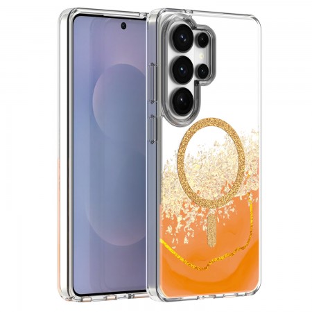 Samsung S26 Ultra Epoxy Mag Orange Кейс