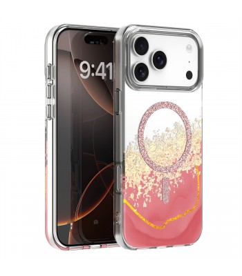 Apple iPhone 17 Pro Max Epoxy Mag Pink Кейс